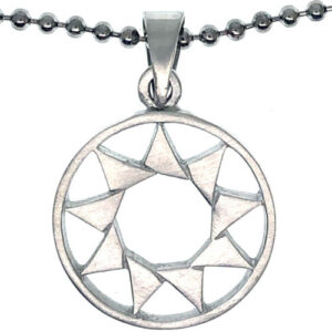 9 Pointed Star Baha'i Pendant With Chain