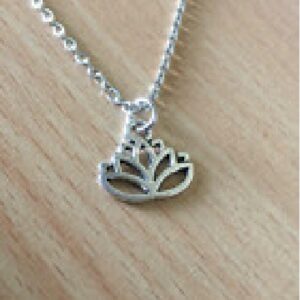 Lotus Flower Pendant With Chain