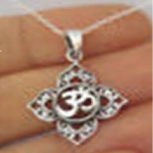 Filigree Buddha Lotus Pendant