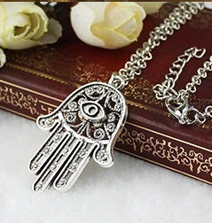 Hamsa Fatima Hand Pendant Chain