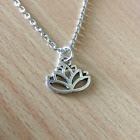 Lotus Flower Pendant With Chain